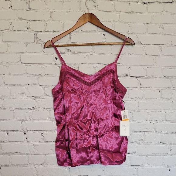1.state Satin Camisole, Size Small - Purple - Picture 2 of 5